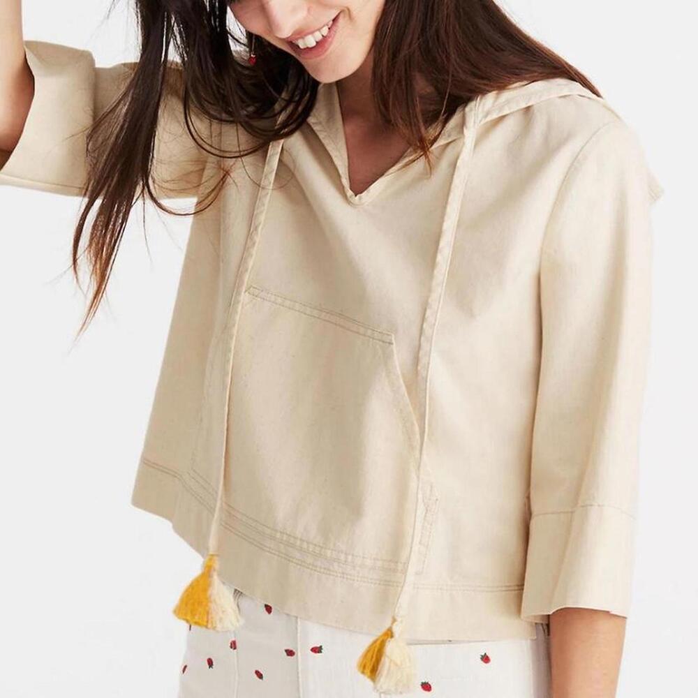 NWT Madewell Hooded Popover XS